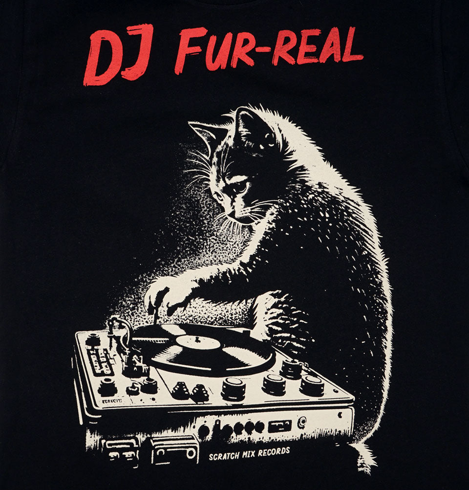 DJ FUR-REAL CAT Unisex T-shirt