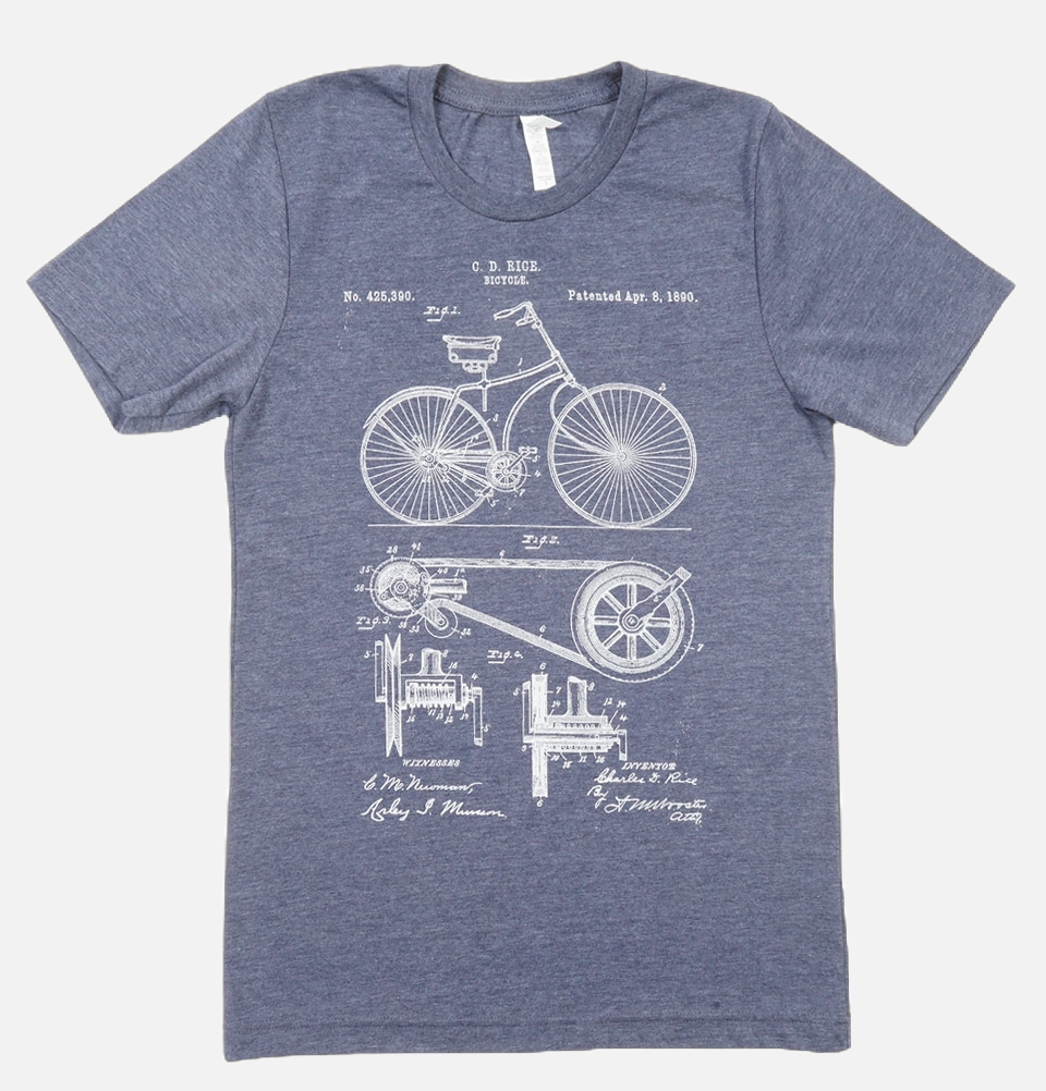 BICYCLE PATENT Unisex T-shirt