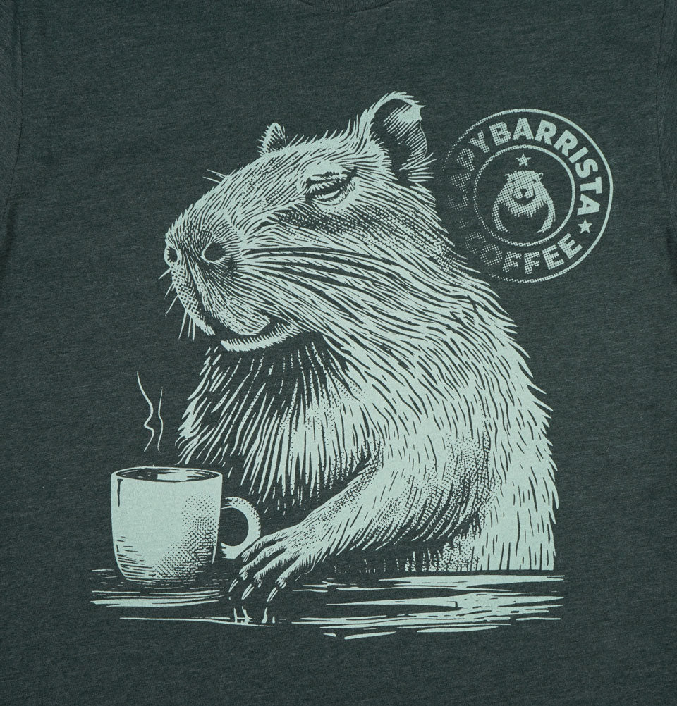 CapyBarrista Coffee Unisex T-shirt