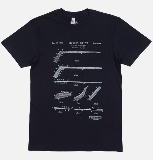 HOCKEY STICK PATENT Unisex T-shirt
