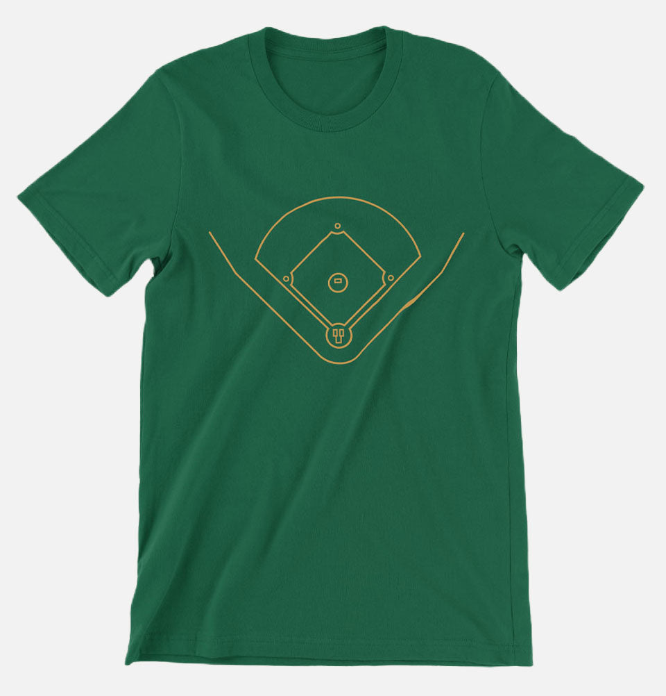 baseball field drawing Unisex T-shirt