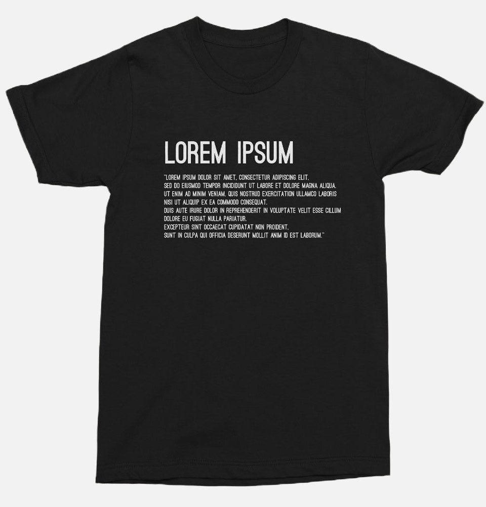 Lorem ipsum Unisex T-shirt