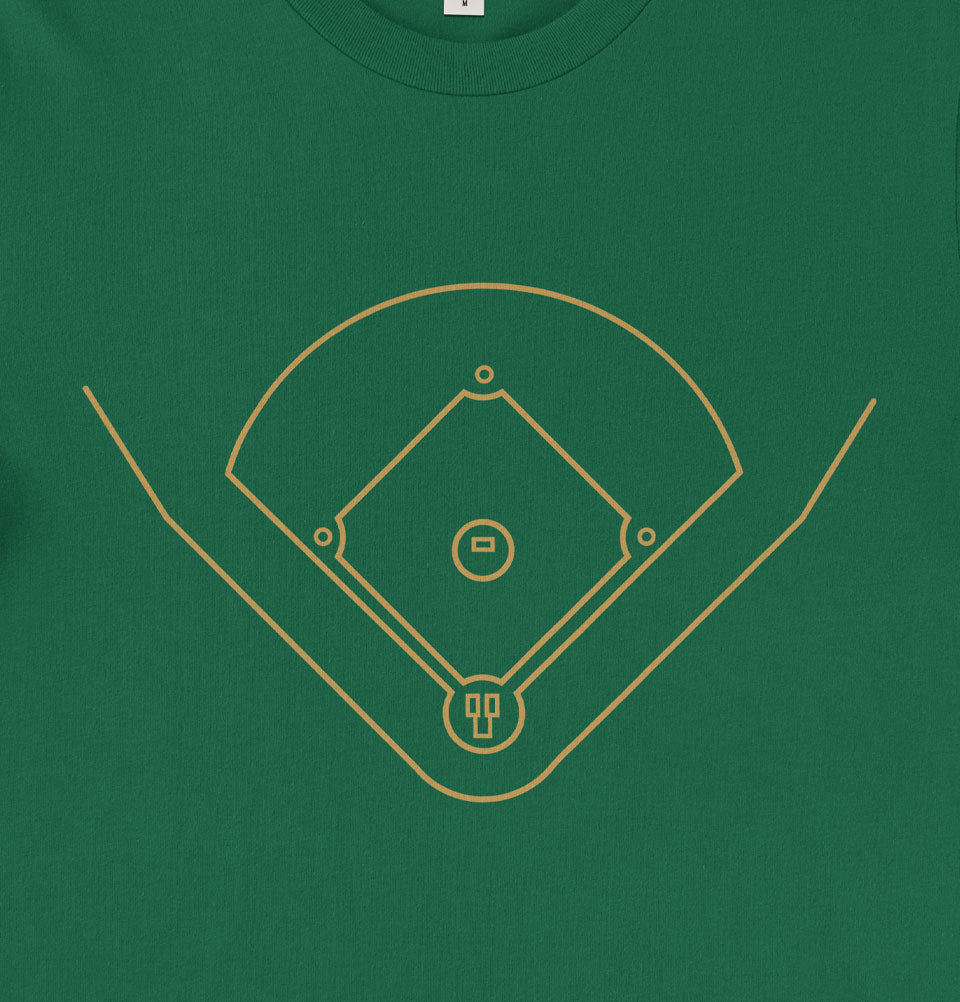 baseball field drawing Unisex T-shirt