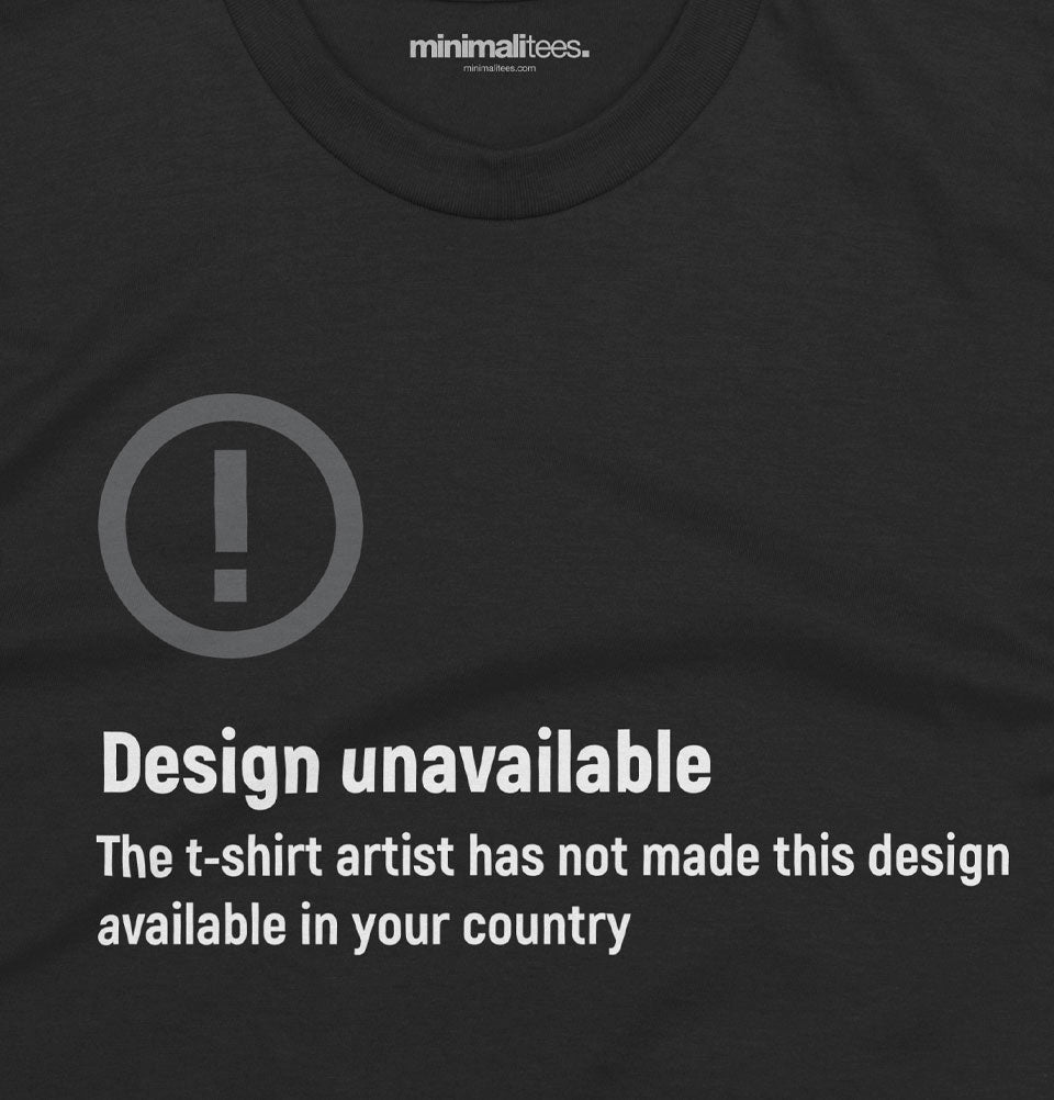 Unavailable t-shirt design Unisex T-shirt